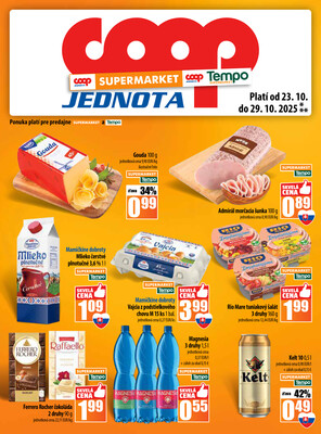 Leták COOP Jednota Slovensko
		  platný do 29.10.2025 - strana 13