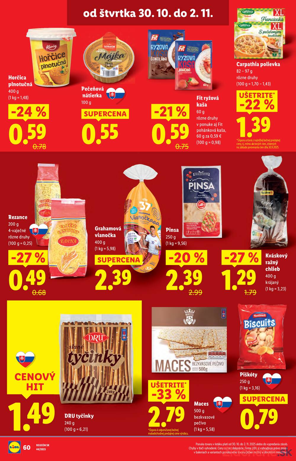 Leták Lidl
		  platný do 2.11.2025 - strana 68