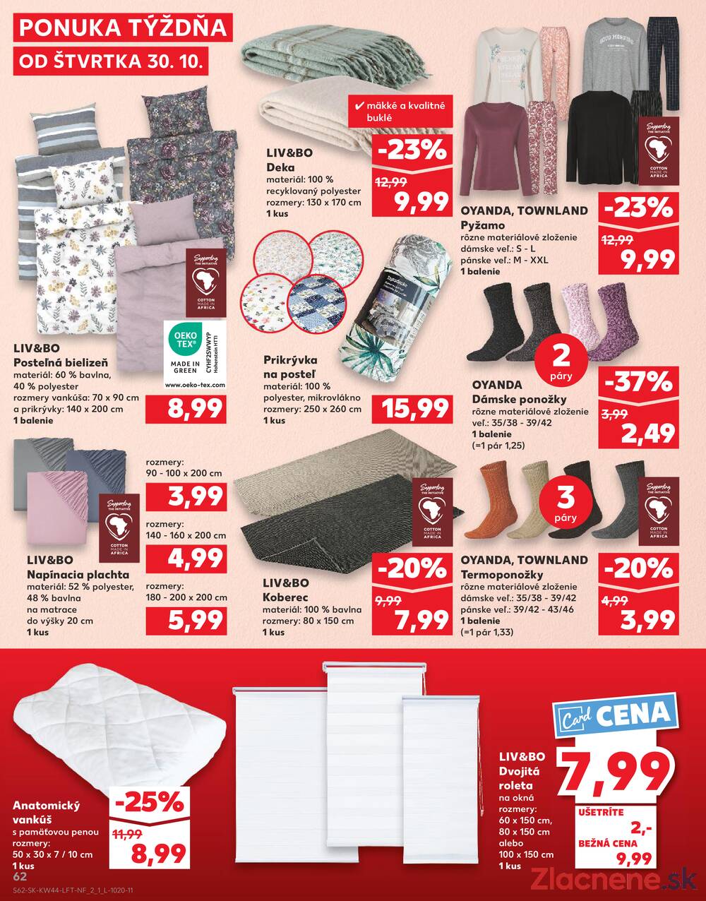 Leták Kaufland - Kaufland 30.10. - 5.11. - Kaufland Bardejov - strana 62 Leták Kaufland - Kaufland 30.10. - 5.11. - Kaufland Bardejov - strana 62