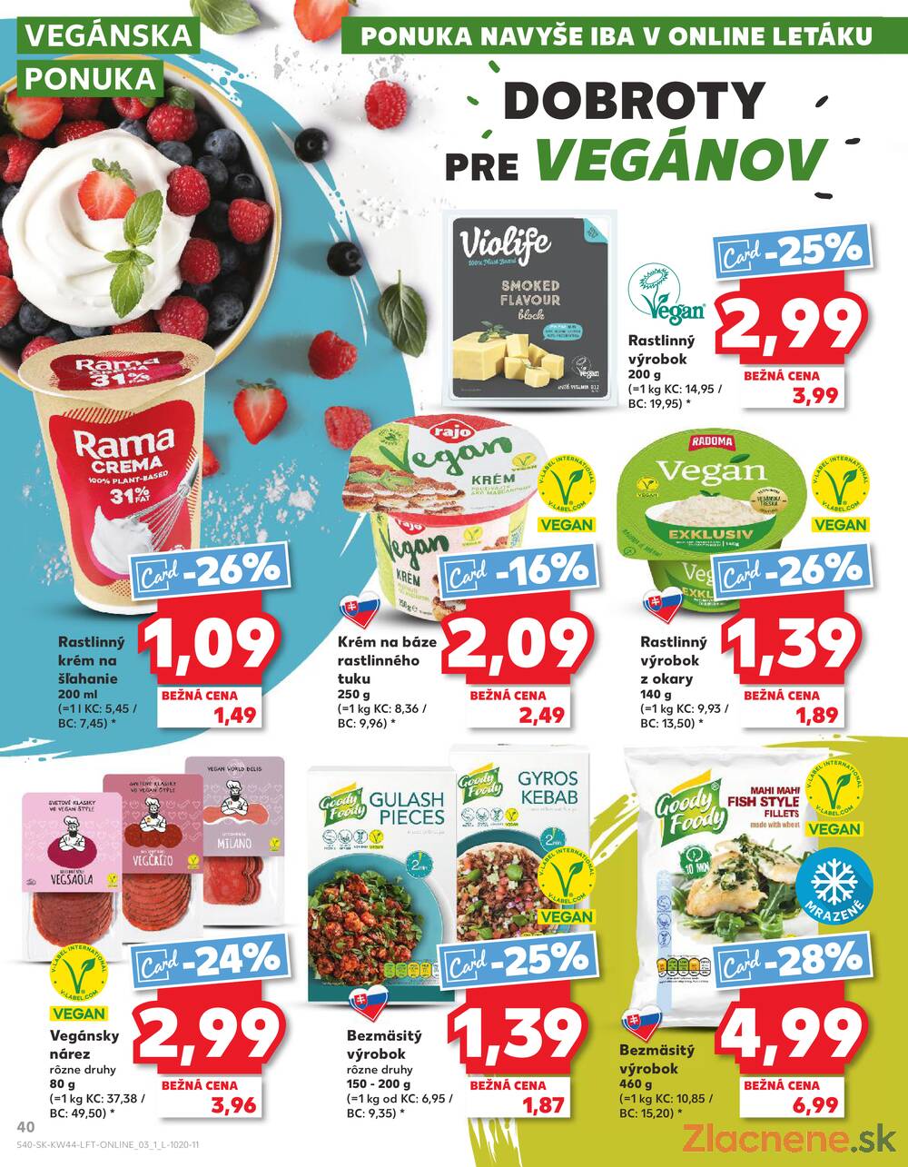 Leták Kaufland - Kaufland 30.10. - 5.11. - Kaufland Poprad - Jiřího Wolkera - strana 40