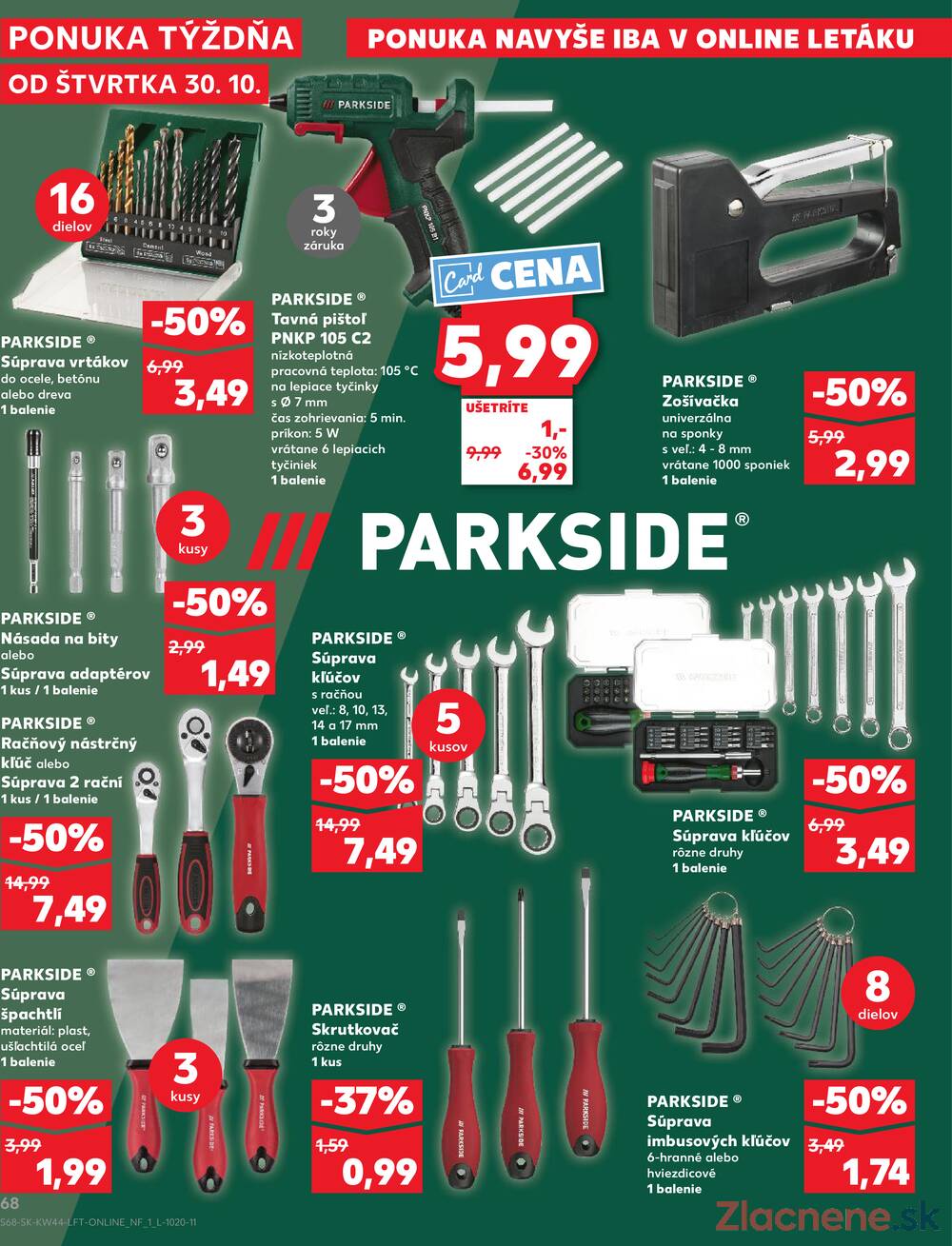 Leták Kaufland - Kaufland 30.10. - 5.11. - Kaufland Hlohovec - strana 68