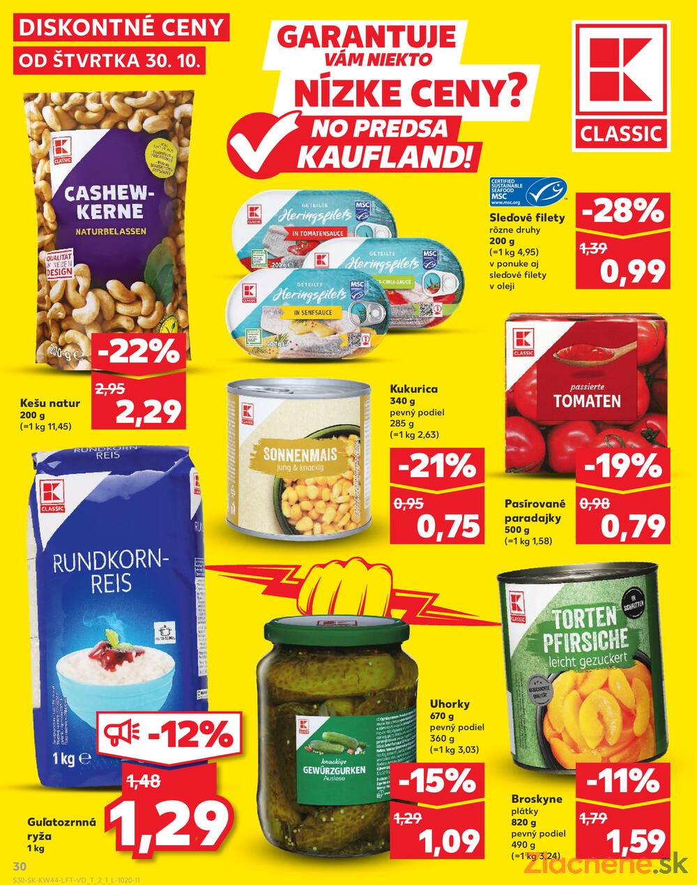 Leták Kaufland - Kaufland 30.10. - 5.11. - Kaufland Sereď - strana 30 Leták Kaufland - Kaufland 30.10. - 5.11. - Kaufland Sereď - strana 30