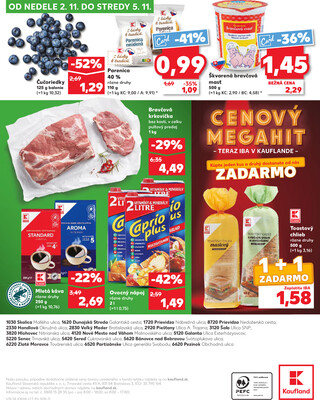 Kaufland 30.10. - 5.11. - Kaufland Sereď