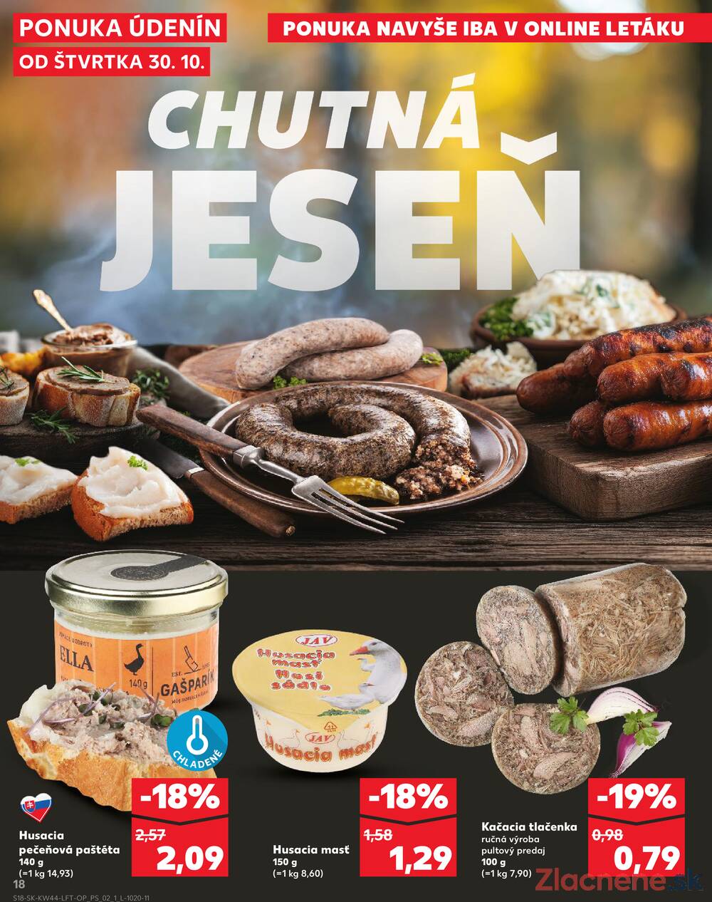 Leták Kaufland - Kaufland 30.10. - 5.11. - Kaufland Trnava - Nová ul. - strana 18