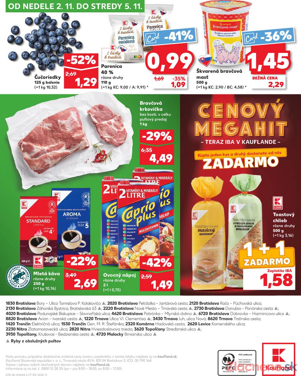 Leták Kaufland
		  platný do 5.11.2025 - strana 78
