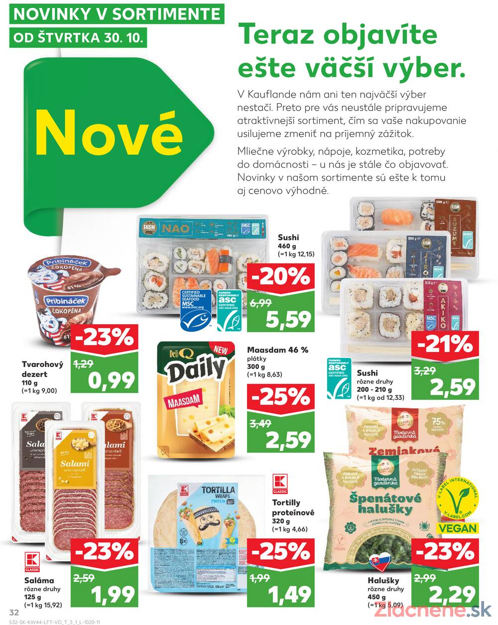 Leták Kaufland - Kaufland 30.10. - 5.11. - Kaufland Trnava - Trstínska cesta - strana 32