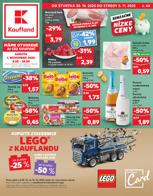 Leták Kaufland 30.10. - 5.11. - Kaufland Šamorín-Mliečno - Krajinská cesta