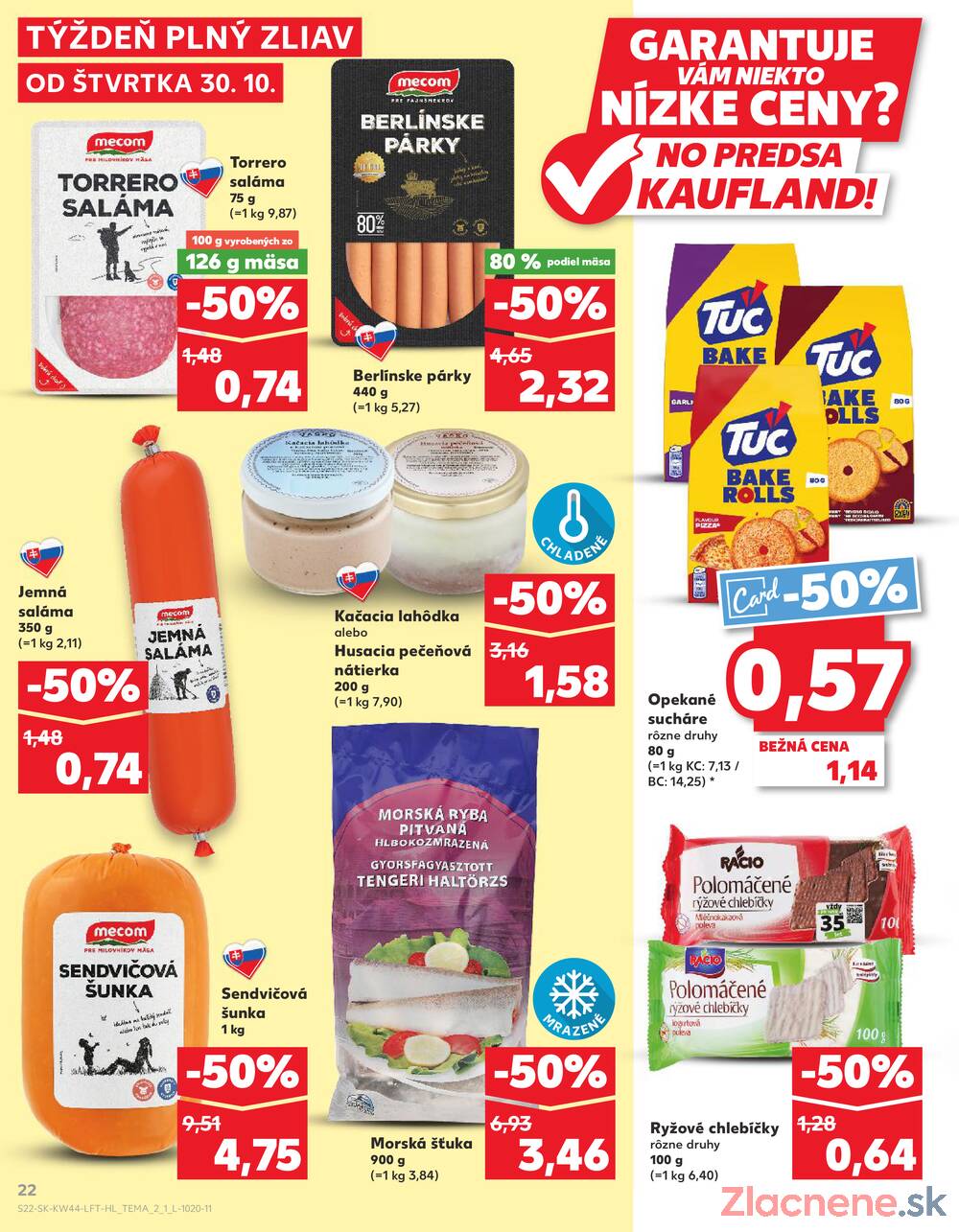 Leták Kaufland - Kaufland 30.10. - 5.11. - Kaufland Trnava - strana 22