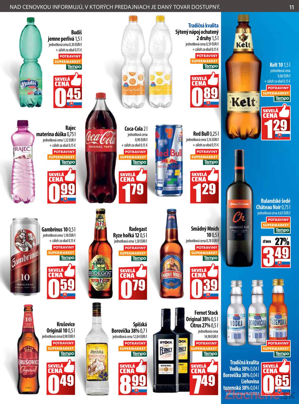 Leták COOP Jednota Slovensko
		  platný do 5.11.2025 - strana 11