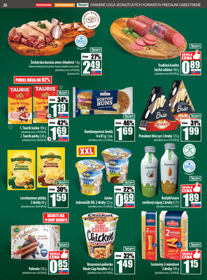Leták COOP Jednota Slovensko
		  platný do 5.11.2025 - strana 26
