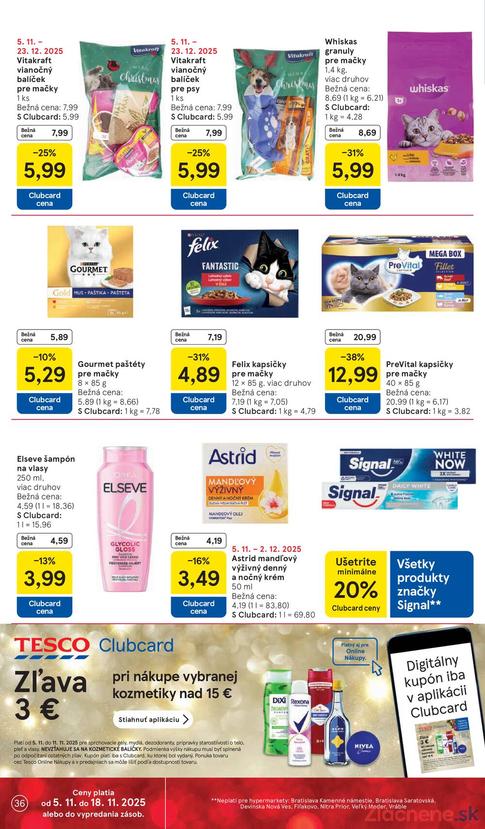 Leták Tesco
		  platný do 11.11.2025 - strana 36