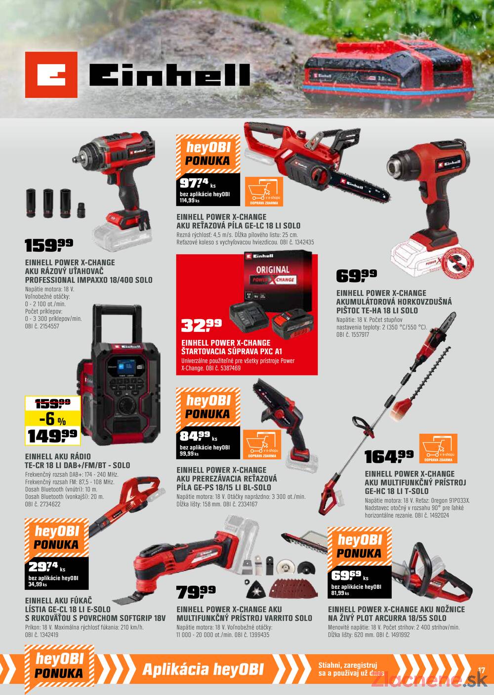 Leták OBI
		  platný do 30.11.2025 - strana 17