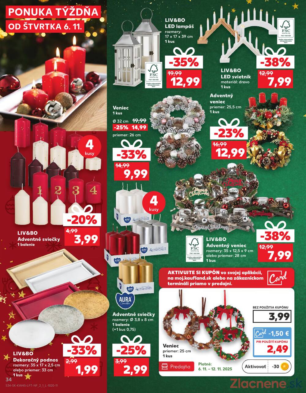 Leták Kaufland - Kaufland 6.11. - 12.11. - Kaufland Poprad - Jiřího Wolkera - strana 34 Leták Kaufland - Kaufland 6.11. - 12.11. - Kaufland Poprad - Jiřího Wolkera - strana 34