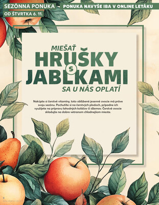 Kaufland 6.11. - 12.11. - Kaufland Poprad - Jiřího Wolkera