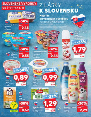 Kaufland 6.11. - 12.11. - Kaufland Poprad - Jiřího Wolkera
