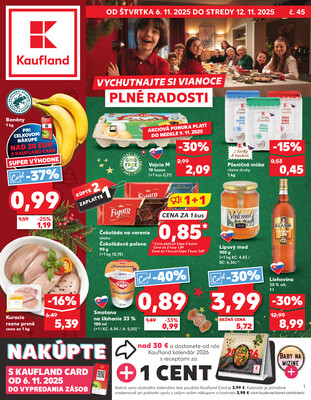 Leták Kaufland 6.11. - 12.11. - Kaufland Piešťany