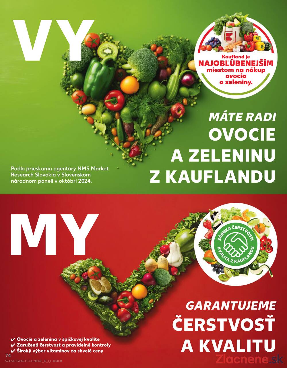 Leták Kaufland - Kaufland 6.11. - 12.11. - Kaufland Bratislava - Rača - strana 74 Leták Kaufland - Kaufland 6.11. - 12.11. - Kaufland Bratislava - Rača - strana 74