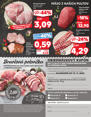 Kaufland 6.11. - 12.11. - Kaufland Košice - OC Galéria 