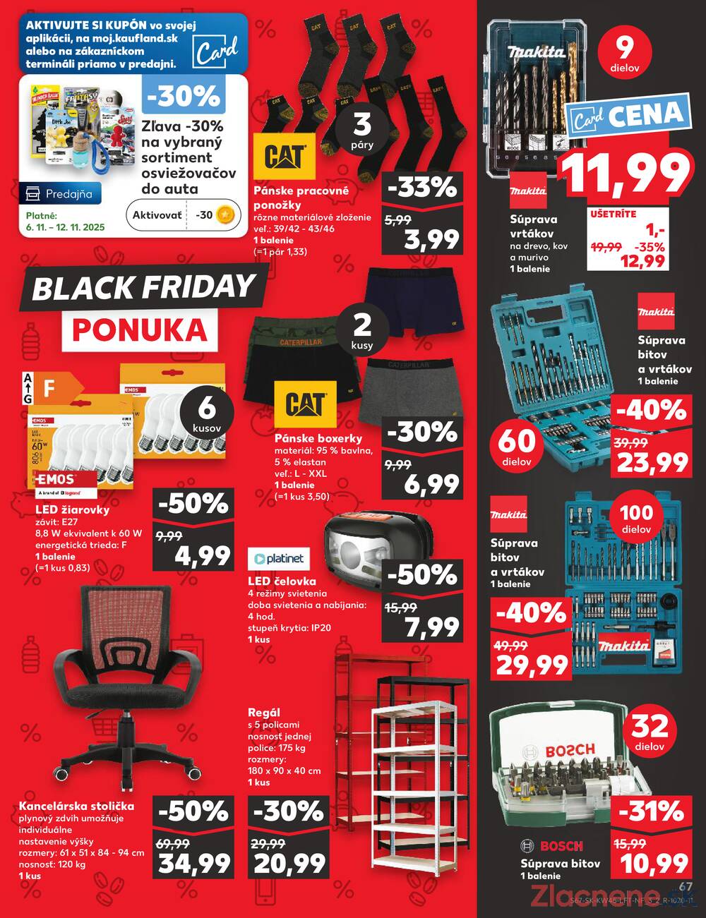 Leták Kaufland - Kaufland 6.11. - 12.11. - Kaufland Šamorín-Mliečno - Krajinská cesta - strana 67