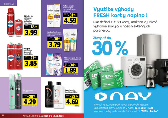 Leták Fresh
platný do 19.11.2025 - strana 19