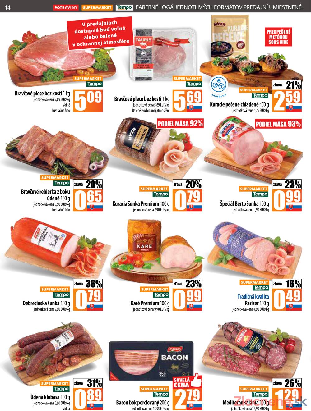 Leták COOP Jednota Slovensko
platný do 12.11.2025 - strana 14