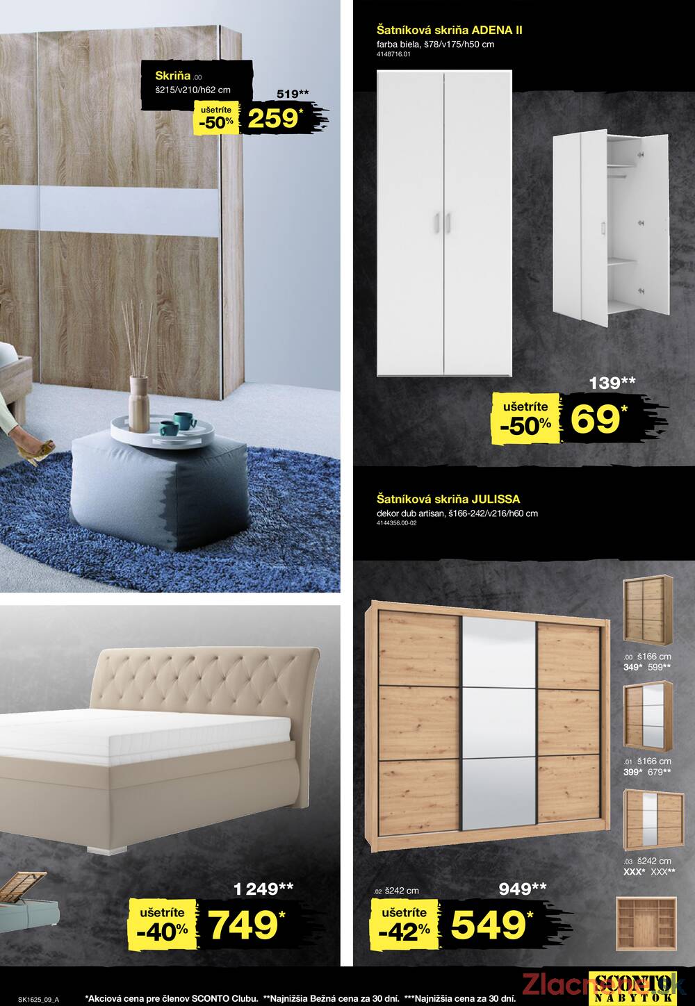 Leták SCONTO nábytok - Sconto nábytok Black Friday od 4.11. do 4.12.2025 - strana 9