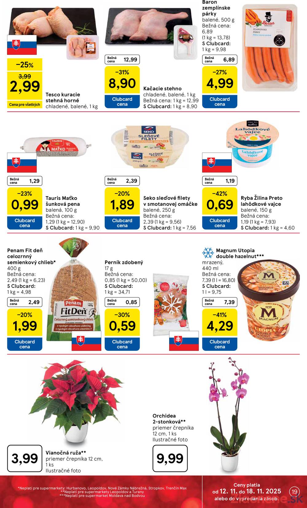 Leták Tesco - Tesco supermarkety od 12.11. do 18.11.2025 - strana 19