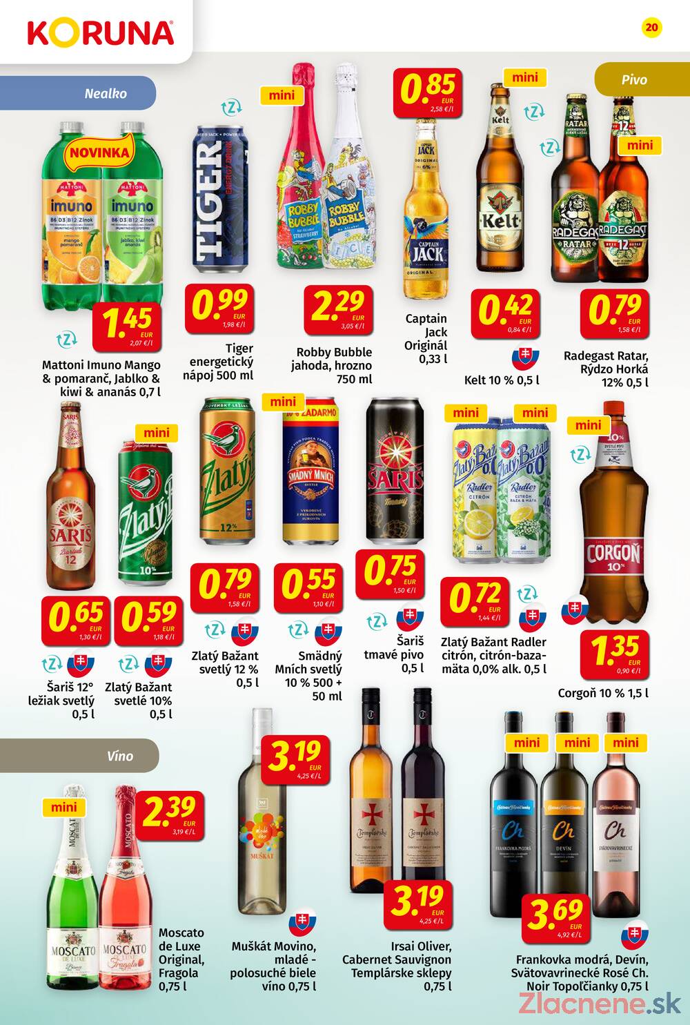 Leták KORUNA
		  platný do 19.11.2025 - strana 20