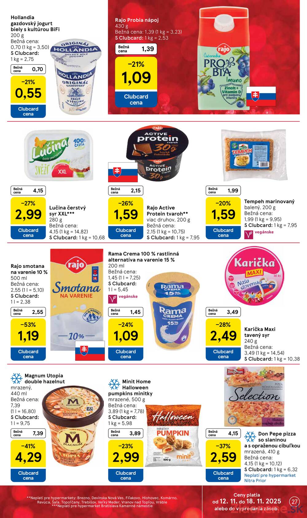 Leták Tesco
		  platný do 18.11.2025 - strana 27