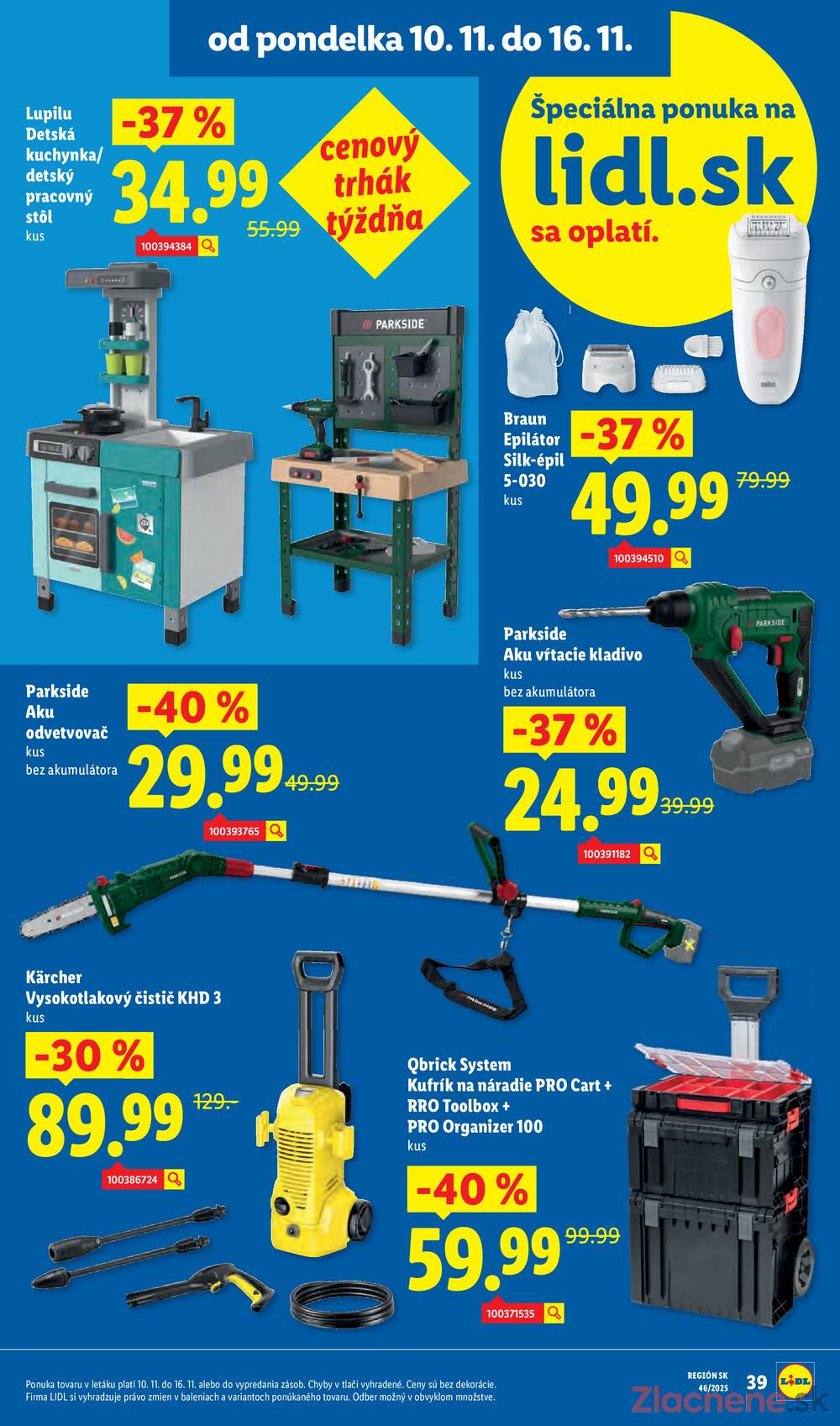 Leták Lidl
platný do 16.11.2025 - strana 102