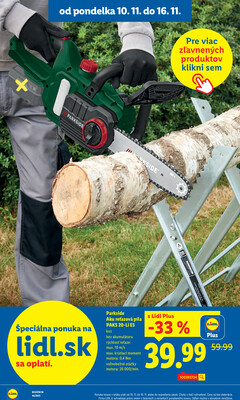Leták Lidl
platný do 16.11.2025 - strana 104