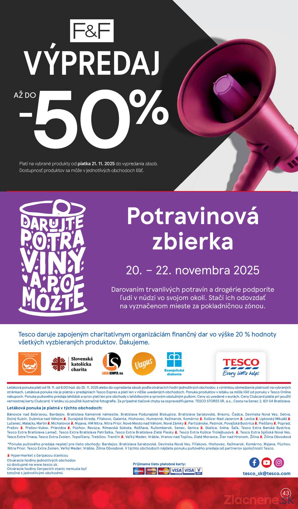 Leták Tesco
		  platný do 25.11.2025 - strana 43