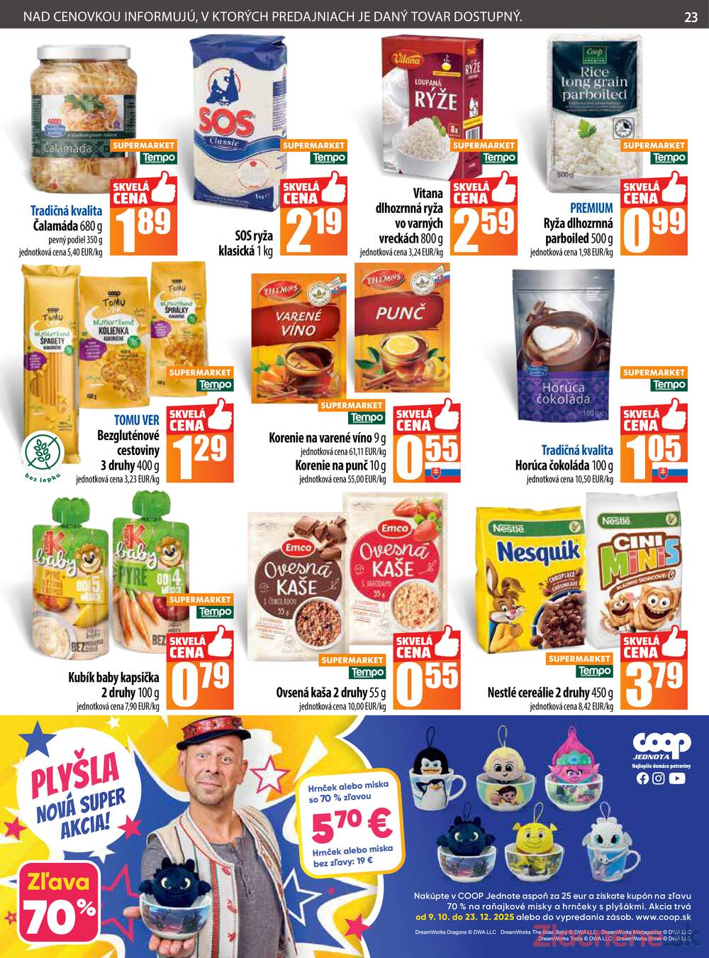 Leták COOP Jednota Slovensko - COOP II. do 19.11. - strana 23