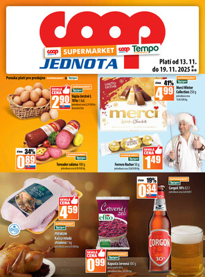 Leták COOP Jednota Slovensko
		  platný do 19.11.2025 - strana 17