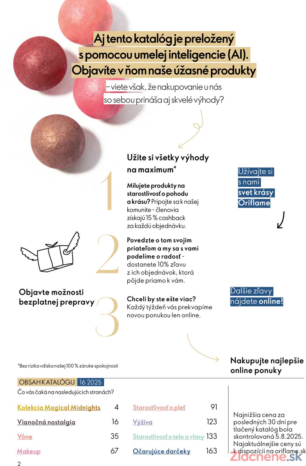 Leták Oriflame - Oriflame do 2.12. - strana 2 Leták Oriflame - Oriflame do 2.12. - strana 2