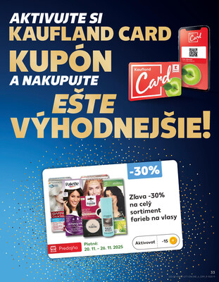 Leták Kaufland
		  platný do 26.11.2025 - strana 33