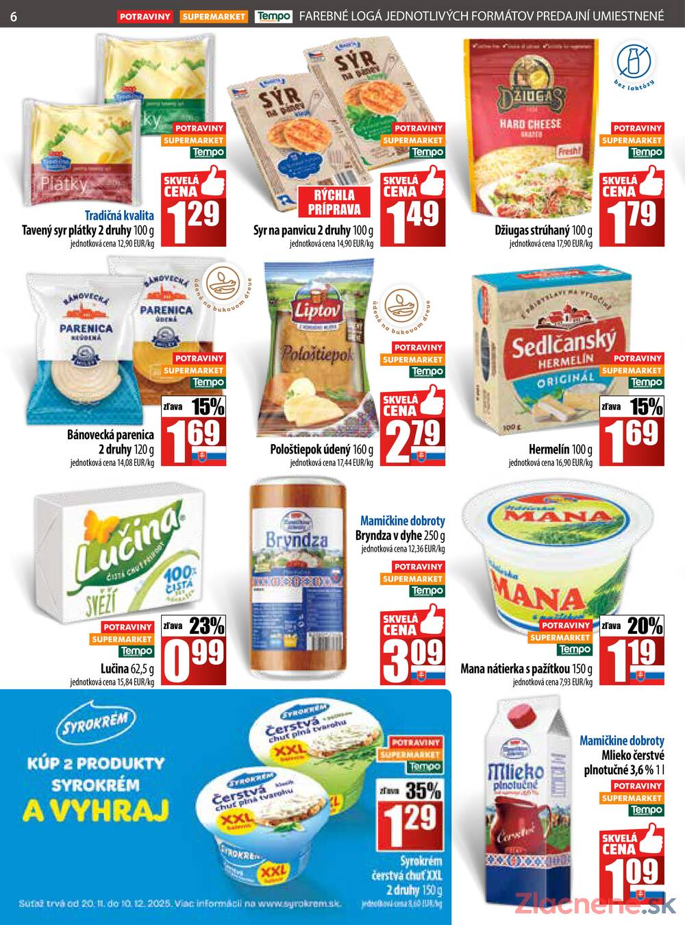 Leták COOP Jednota Slovensko
		  platný do 26.11.2025 - strana 6