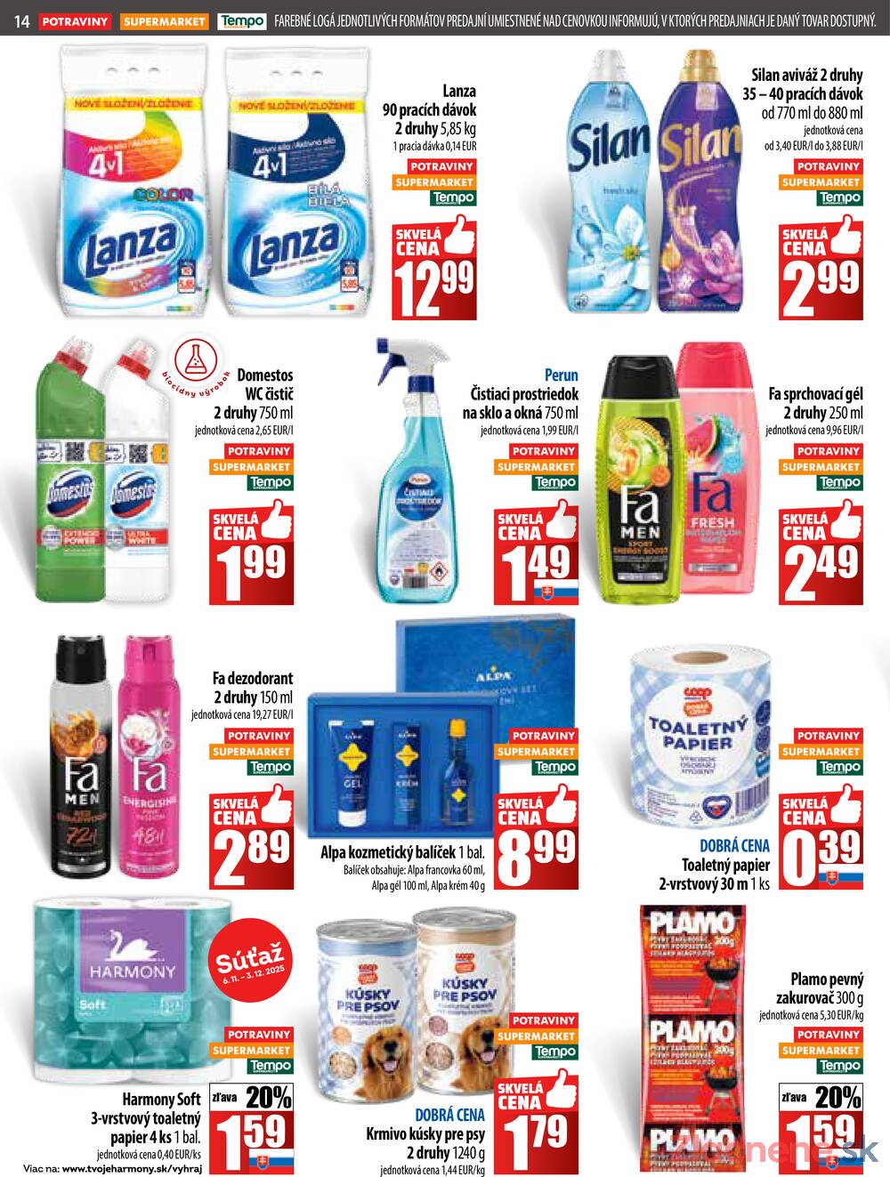 Leták COOP Jednota Slovensko
		  platný do 26.11.2025 - strana 14