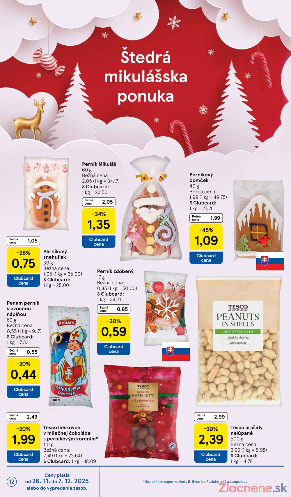 Leták Tesco - Tesco supermarkety od 26.11. do 2.12.2025 - strana 12