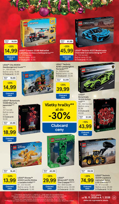 Tesco malé hypermarkety od 26.11. do 2.12.2025