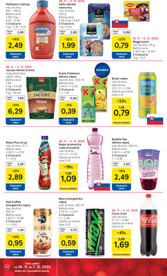 Tesco malé hypermarkety od 26.11. do 2.12.2025