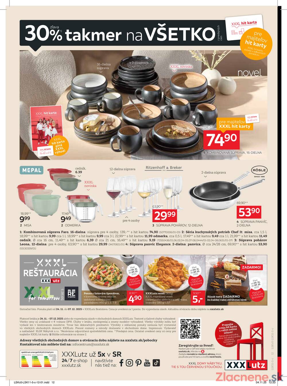 Leták XXXLutz
platný do 7.12.2025 - strana 12