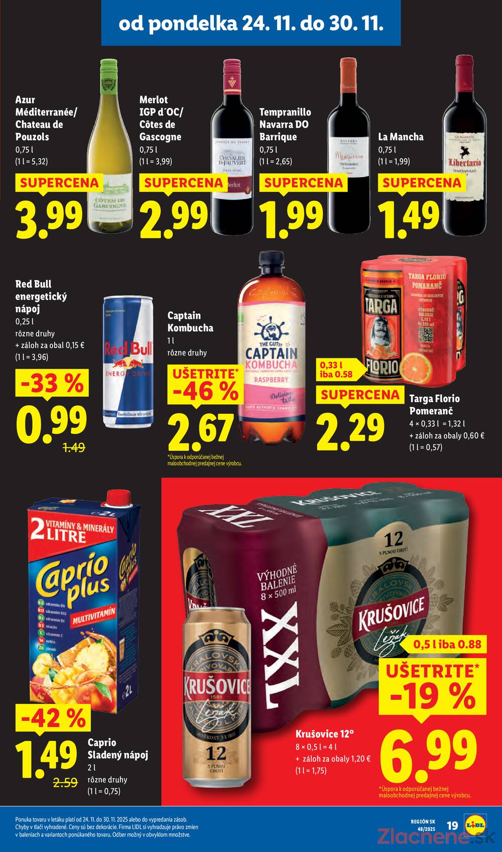 Leták Lidl
		  platný do 30.11.2025 - strana 21