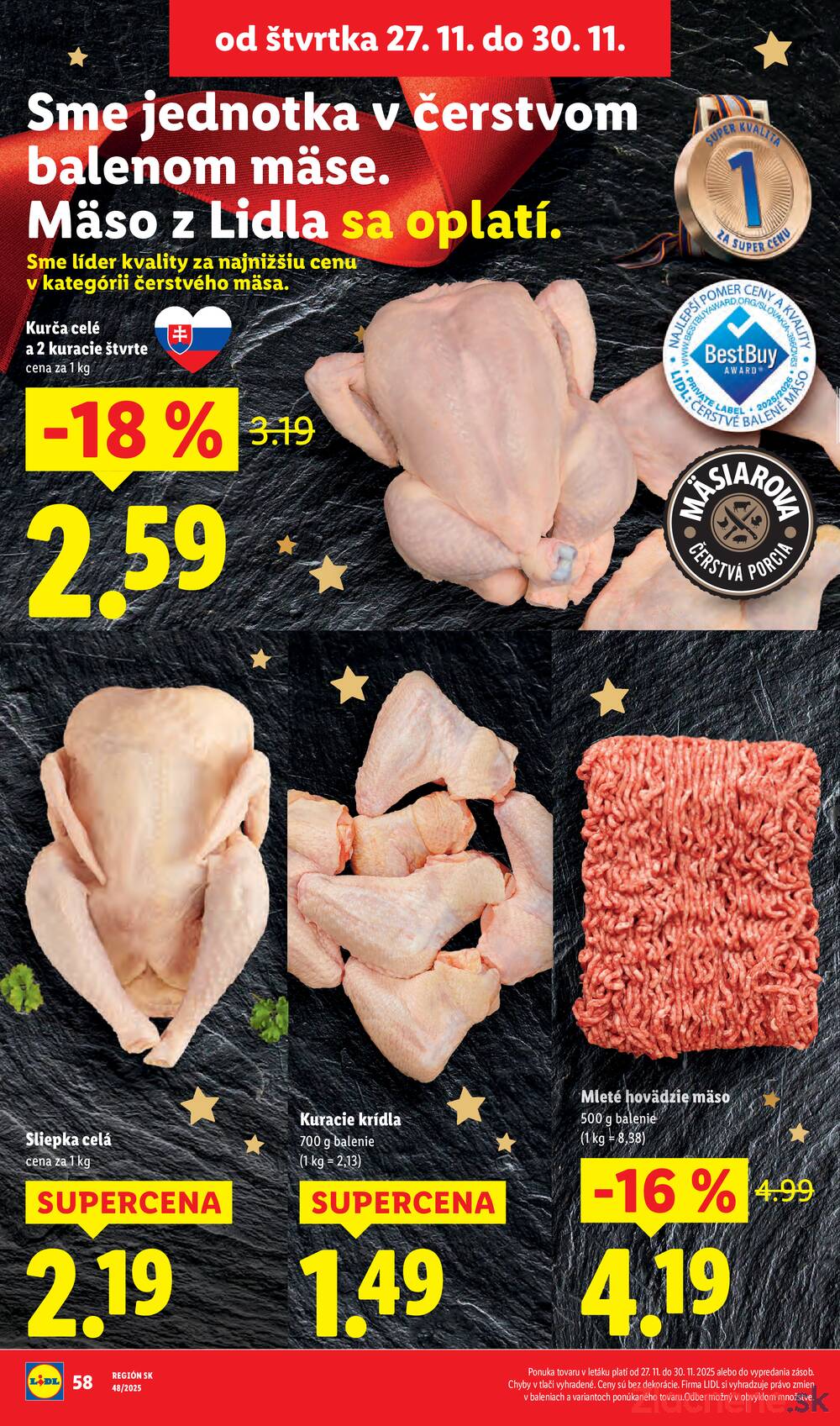Leták Lidl
		  platný do 30.11.2025 - strana 58