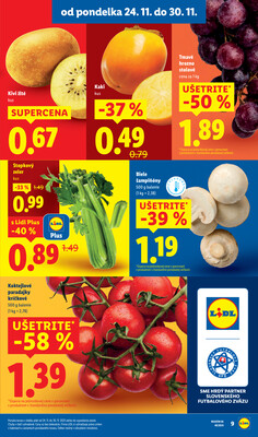 Leták Lidl
		  platný do 30.11.2025 - strana 9
