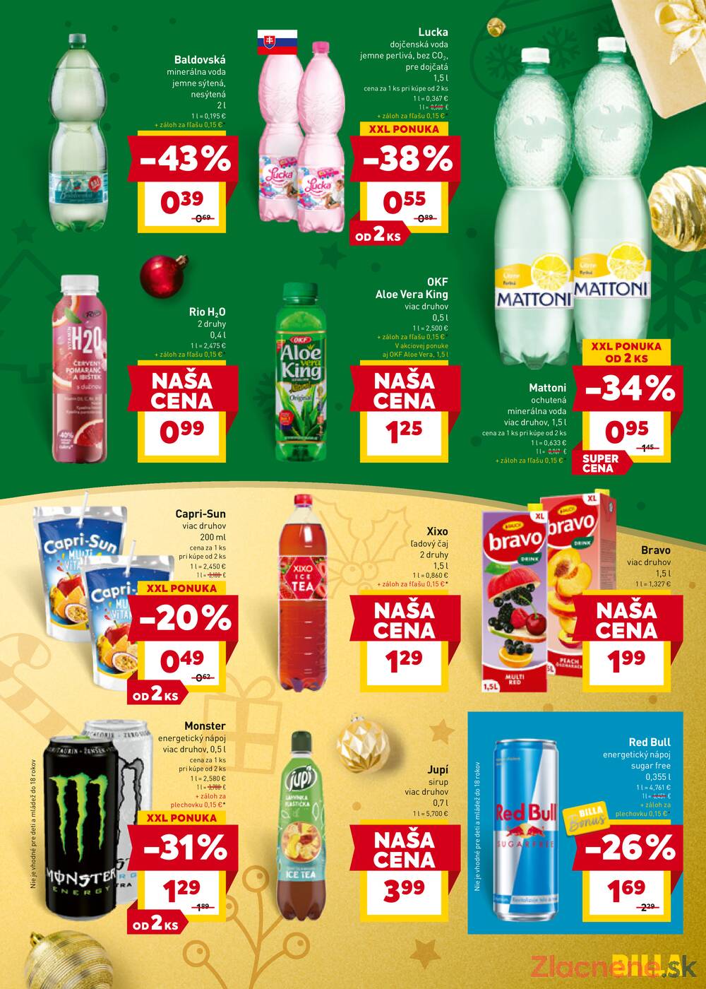 Leták Billa
platný do 2.12.2025 - strana 18