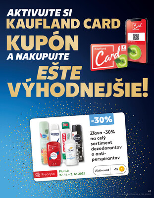 Kaufland 27.11. - 3.12. - Kaufland Bardejov
