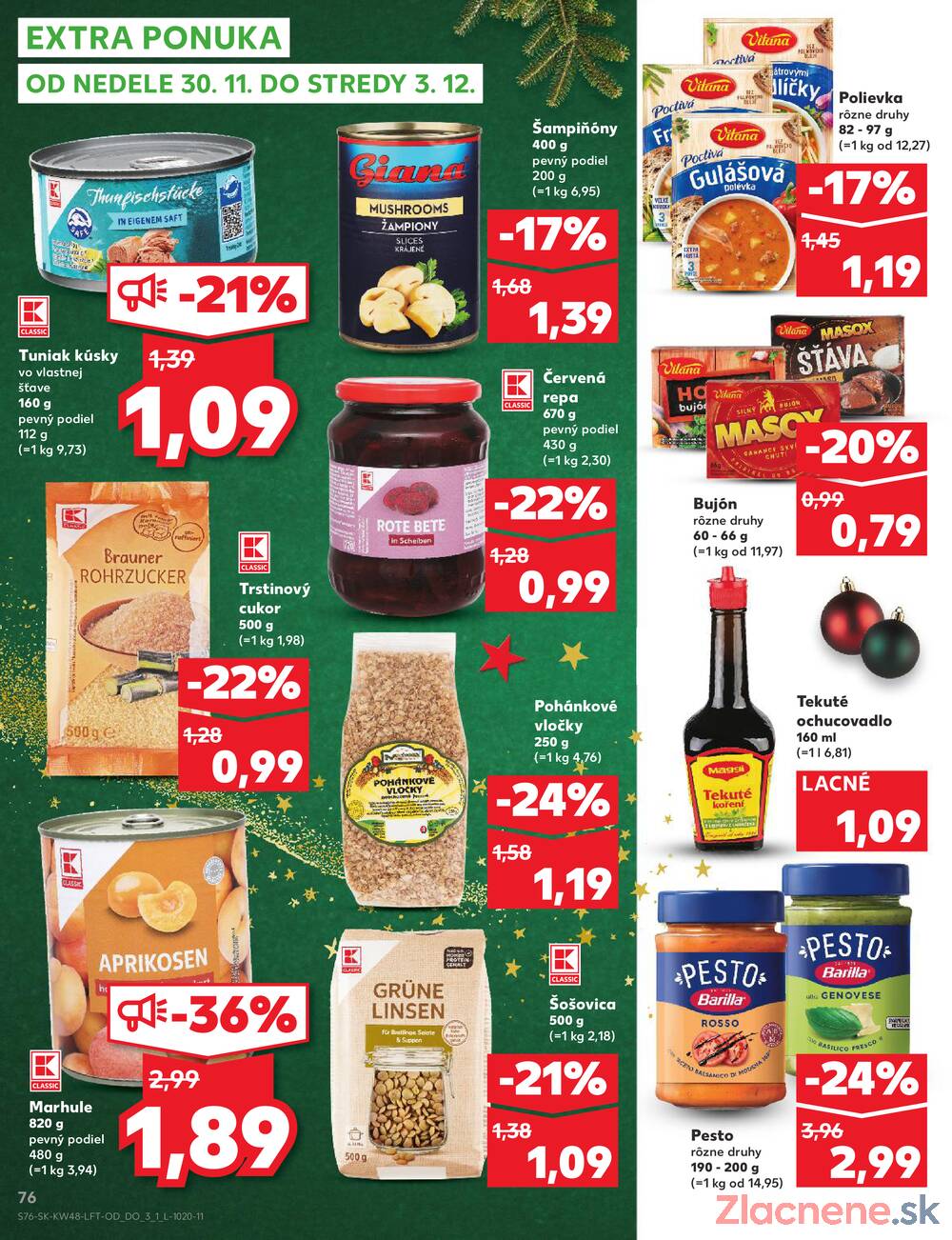Leták Kaufland - Kaufland 27.11. - 3.12. - Kaufland Piešťany - strana 76 Leták Kaufland - Kaufland 27.11. - 3.12. - Kaufland Piešťany - strana 76