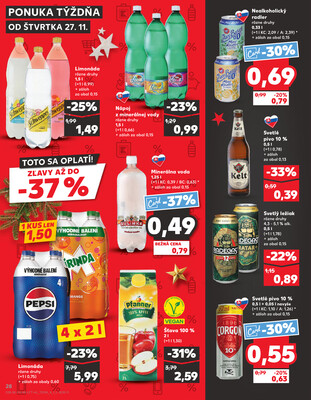 Kaufland 27.11. - 3.12. - Kaufland Piešťany