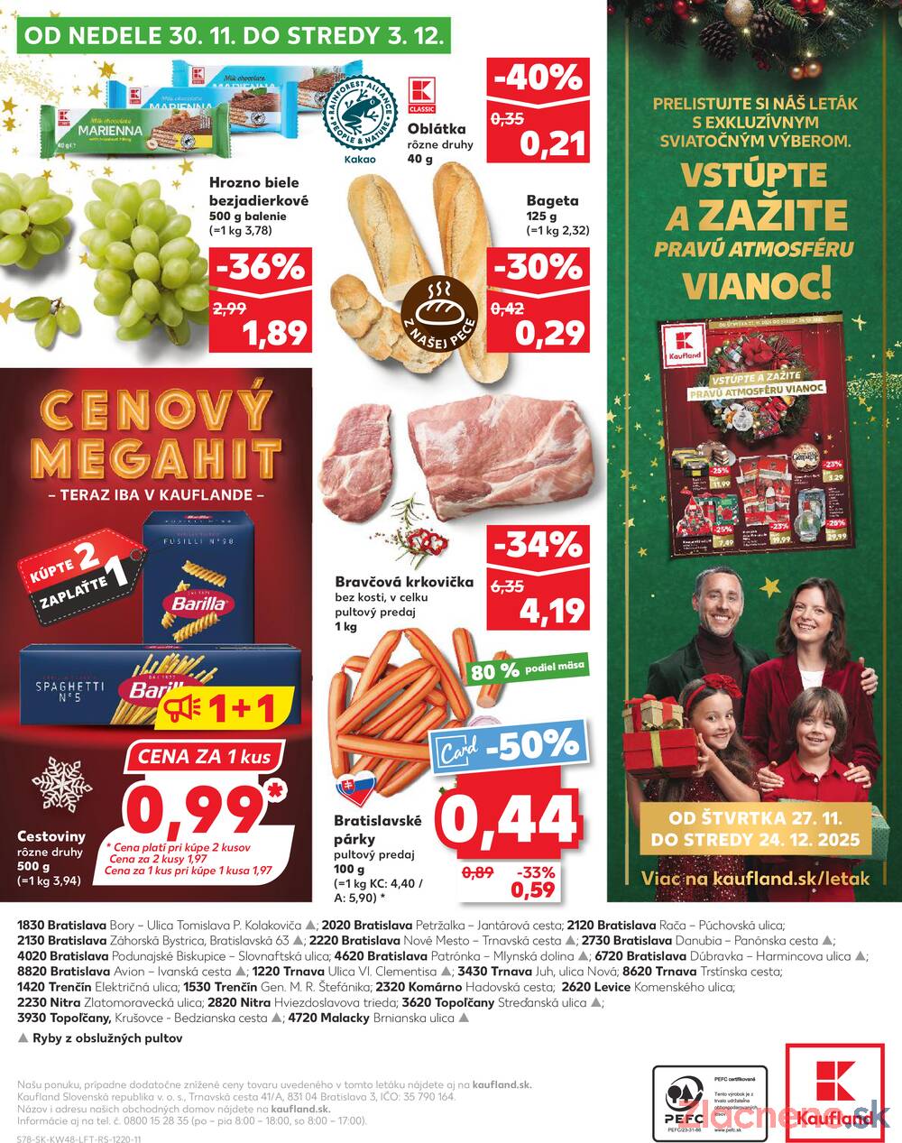 Leták Kaufland - Kaufland 27.11. - 3.12. - Kaufland Topoľčany - strana 78 Leták Kaufland - Kaufland 27.11. - 3.12. - Kaufland Topoľčany - strana 78